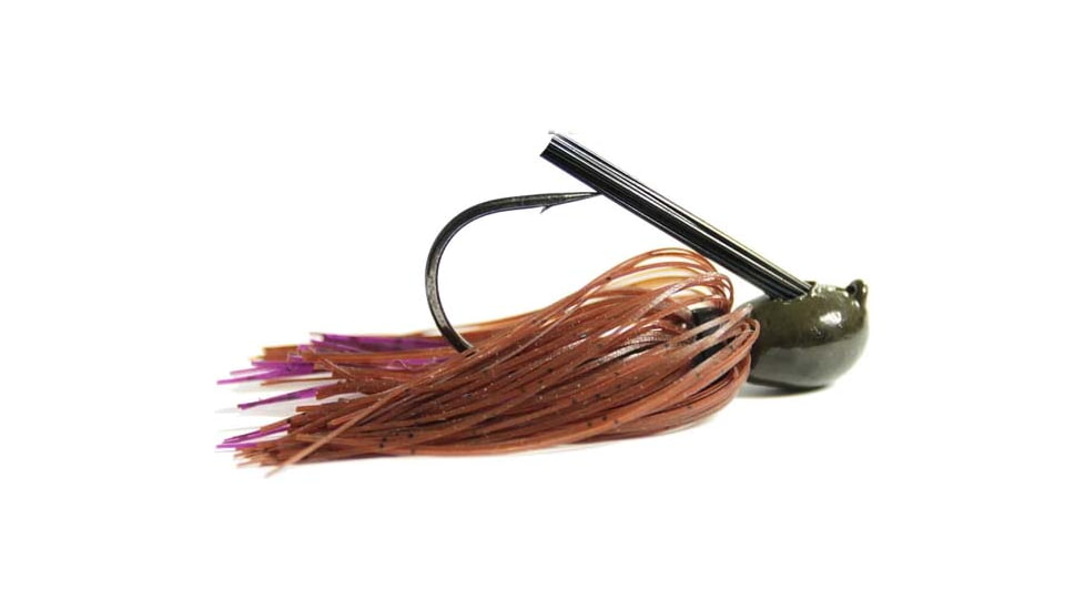 Missile Baits Ikes Mini Flip Jig, 1/2oz, Brown Purple Passion, MJMF12-BPP