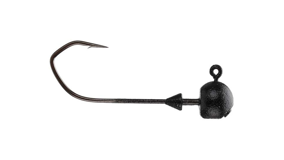 Missile Baits NedBall Head, 3 Per Pak, 3/16oz, Black, MBNBH316-BLK