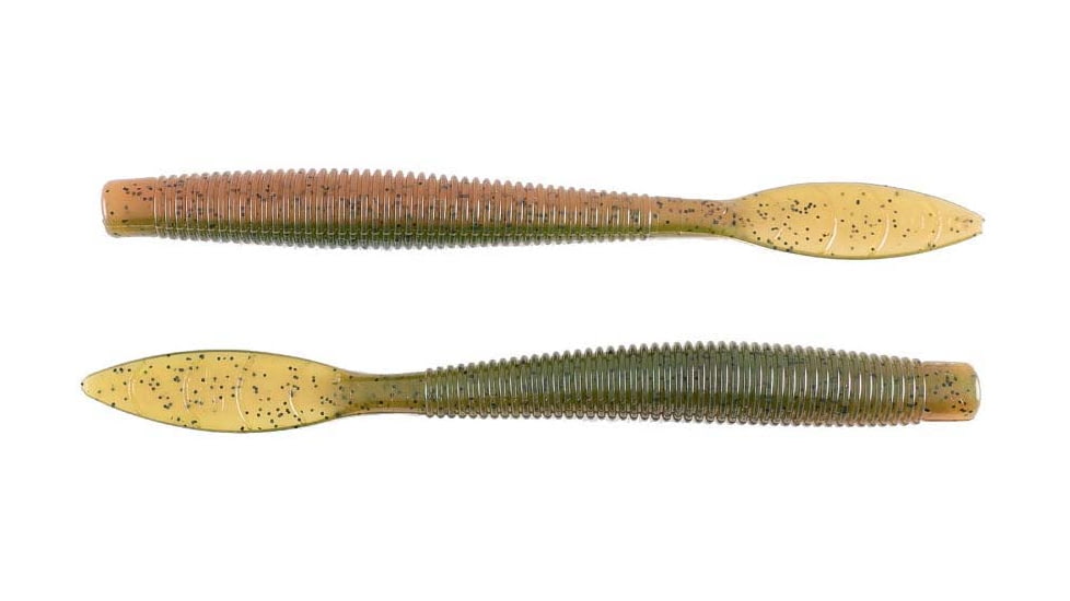 Missile Baits Quiver 4.5in Soft Bait, 8 pack, Fried Melon, MBQ45-FRML