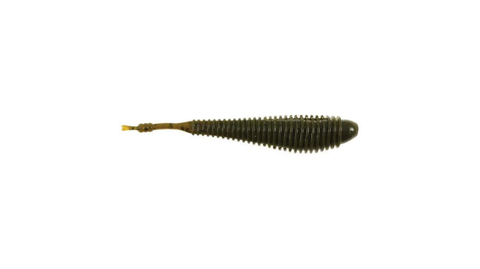 Missile Baits Spunk Shad 3.5, Green Pumpkin, 3.5, MBSS35-GP