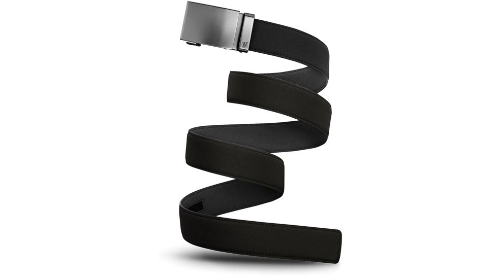 Mission Belt Co. Gunmetal On Black Canvas GUN-CBK-1.5-XL