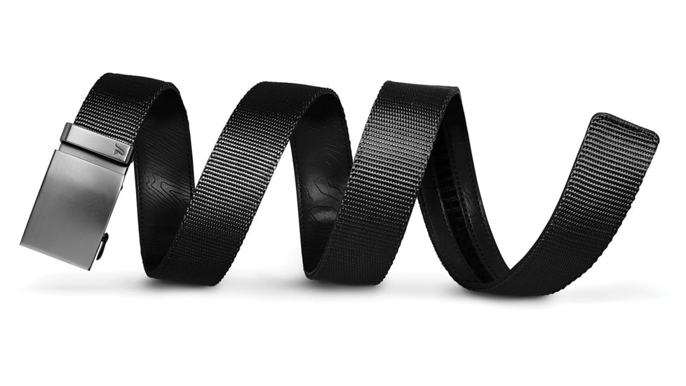 Mission Belt Co. Gunmetal On Black Nylon GUN-WBK-1.5-XL
