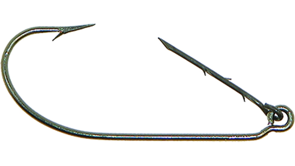 Mister Twister Keeper Hook, Weedless, Worm, Bronze, Size 1/0, 5 per Pouch, KH5-1/0