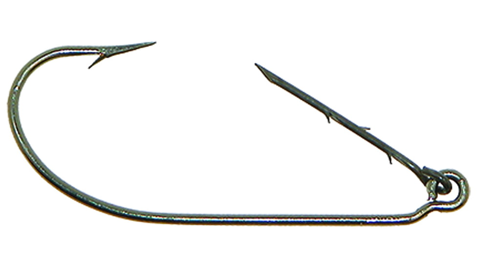 Mister Twister Keeper Hook, Weedless, Worm, Bronze, Size 2/0, 5 per Pouch, KH5-2/0