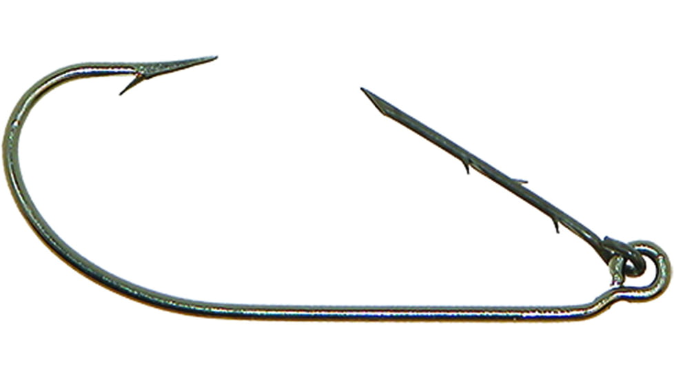 Mister Twister Keeper Hook, Weedless, Worm, Bronze, Size 3/0, 5 per Pouch, KH5-3/0