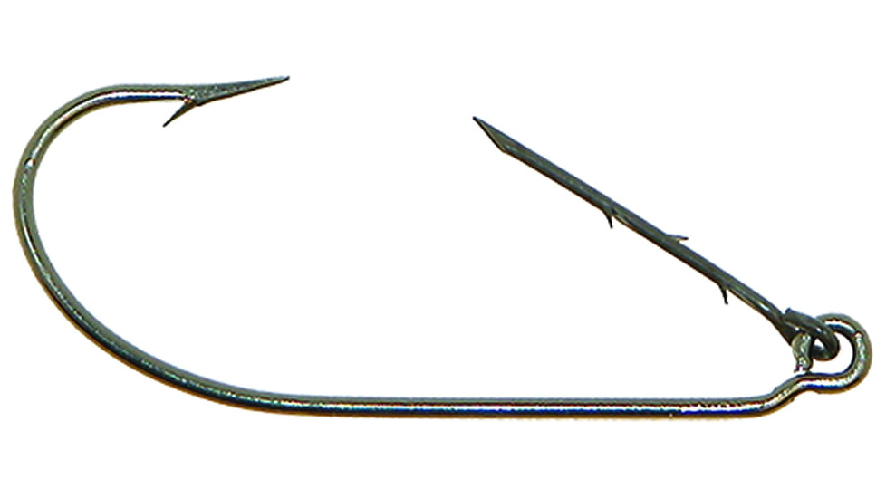 Mister Twister Keeper Hook, Weedless, Worm, Bronze, Size 4/0, 5 per Pouch, KH5-4/0