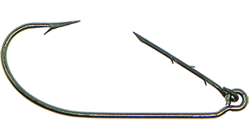 Mister Twister Keeper Hook, Weedless, Worm, Bronze, Size M2, 5 per Pouch, KH5-M2