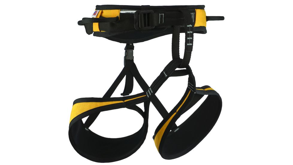 Misty Mountain Women's Bolt Lightweight Sport Climbing Harness, Yellow, Extra Large 5084XL