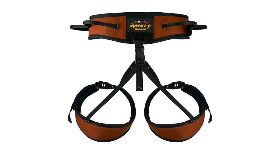 Misty Mountain Women's Itrepid Lightweight Sport Climbing Harness, Orange, Medium 5085MD