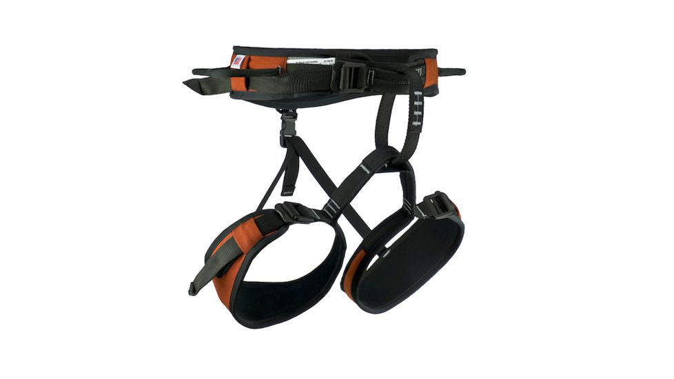 Misty Mountain Women's Itrepid Lightweight Sport Climbing Harness, Orange, Extra Small 5085XS