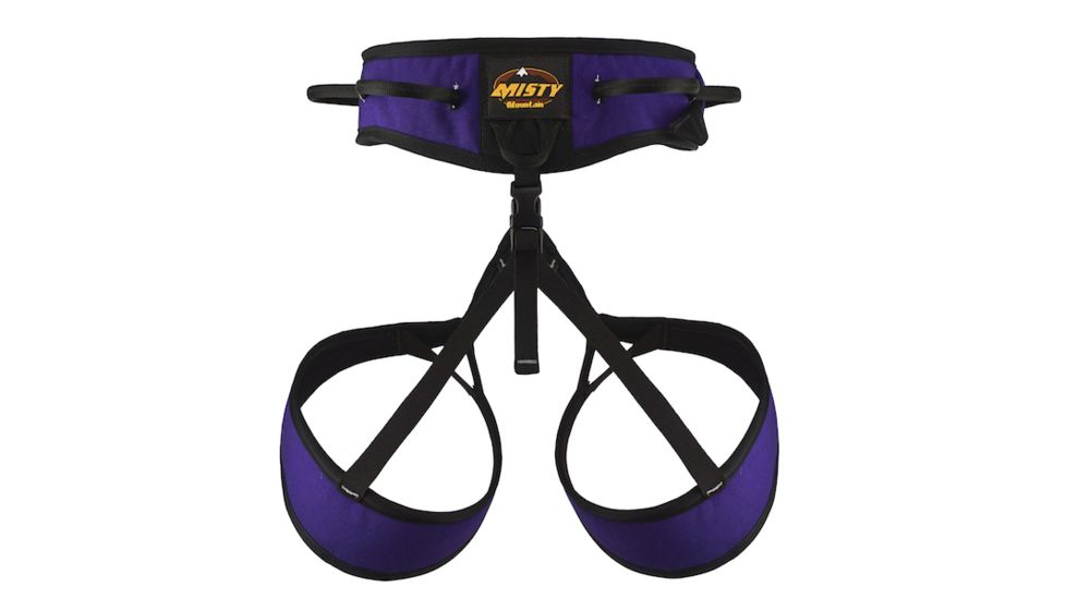 Misty Mountain Women's Volt Lightweight Sport Climbing Harness, Purple, Large 5086LG