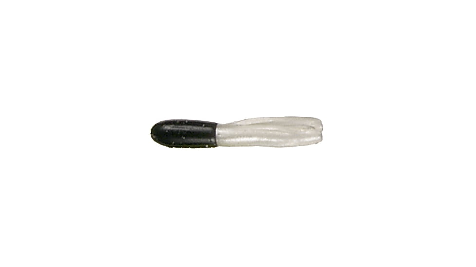 Mizmo Specs Crappie Tube, 1 1/2in, Black/Pearl, 15/Pack, 11009