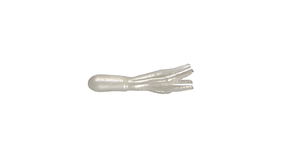 Mizmo Specs Crappie Tube, 1 1/2in, Pearl, 15/Pack, 11001