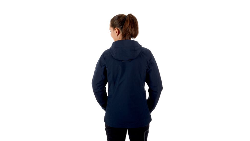 Mammut Convey 3 in 1 Hardshell Hooded Jacket - Women's, Marine-Marble, S, 1010-26490-50102-113