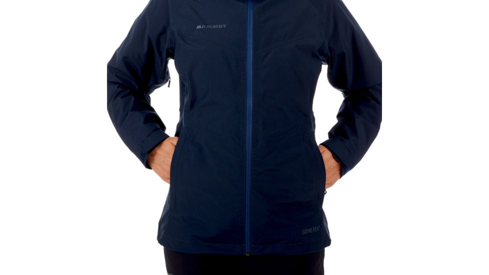 Mammut Convey 3 in 1 Hardshell Hooded Jacket - Women's, Marine-Marble, S, 1010-26490-50102-113