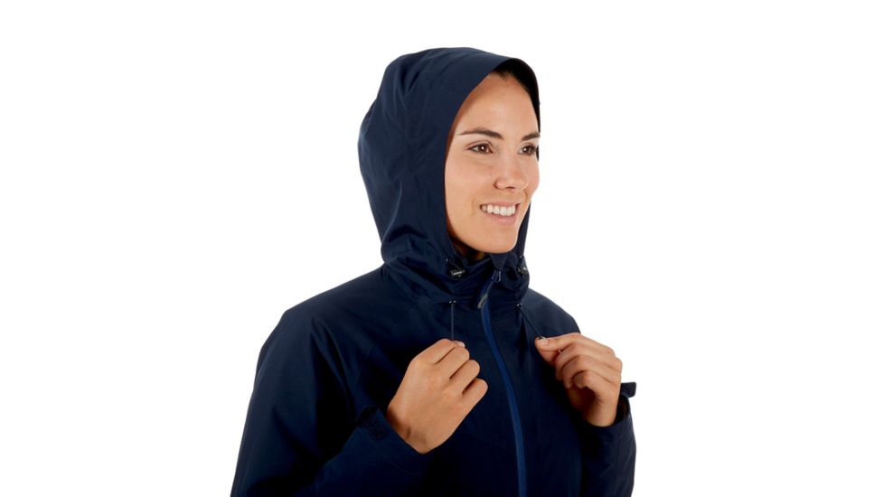 Mammut Convey 3 in 1 Hardshell Hooded Jacket - Women's, Marine-Marble, S, 1010-26490-50102-113