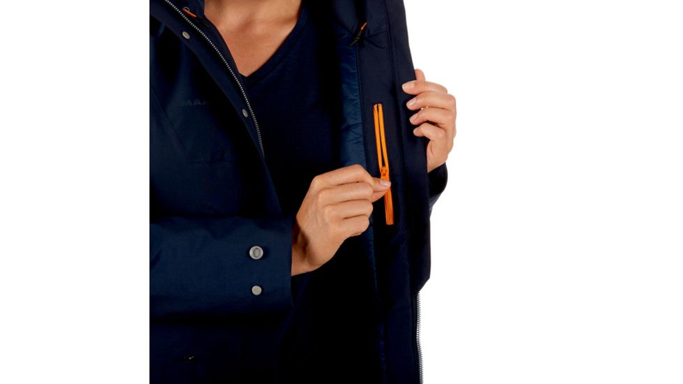 Mammut Chamuera Hardshell Thermo Hooded Parka - Women's, Marine, XL, 1010-26450-5118-116