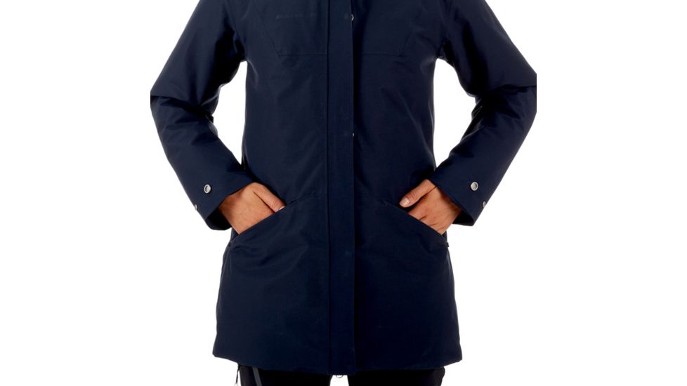 Mammut Chamuera Hardshell Thermo Hooded Parka - Women's, Marine, XL, 1010-26450-5118-116