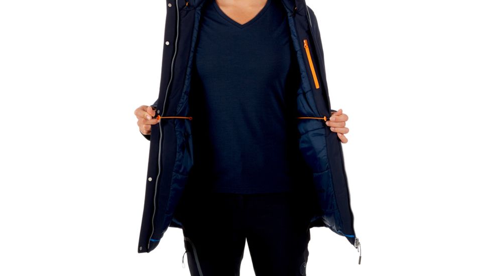 Mammut Chamuera Hardshell Thermo Hooded Parka - Women's, Marine, XL, 1010-26450-5118-116