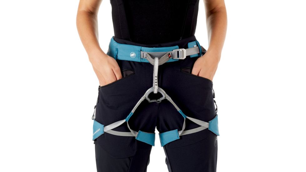 Mammut Base Jump Touring Softshell Pants - Women's, Black-Phantom, 6, 1021-00090-00189-36-10