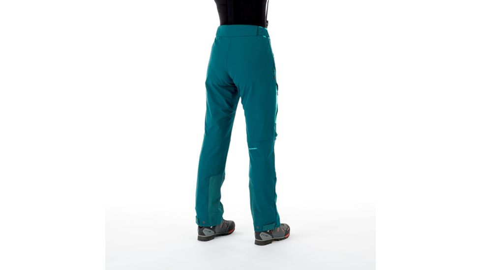 Mammut Base Jump Touring Softshell Pants - Women's, Teal-Atoll, 4, 1021-00090-40027-34-10