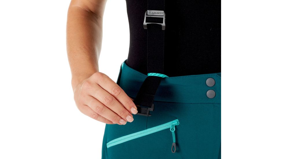 Mammut Base Jump Touring Softshell Pants - Women's, Teal-Atoll, 4, 1021-00090-40027-34-10
