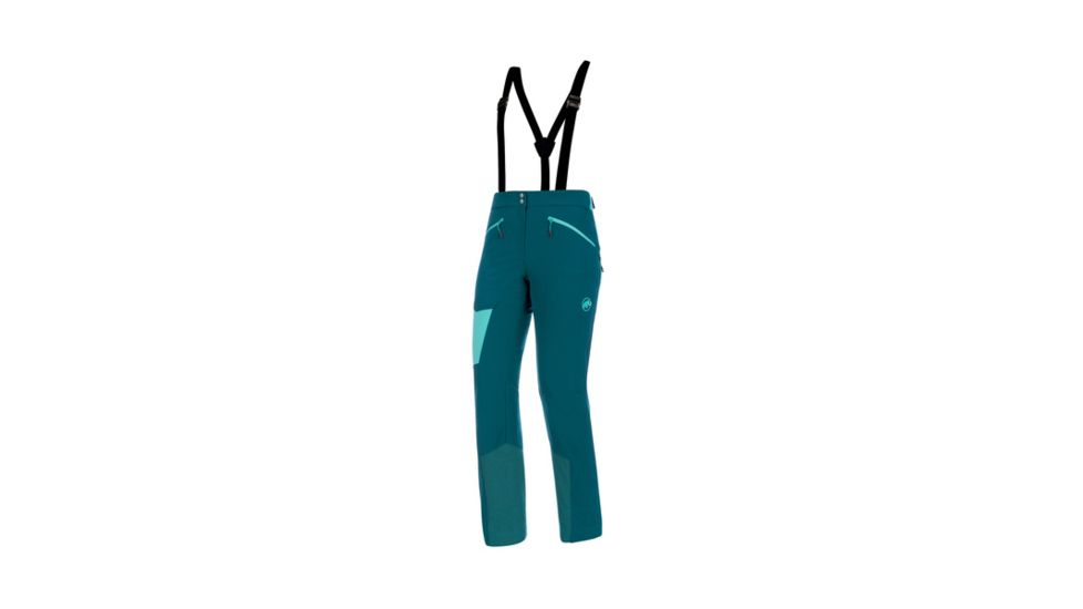 Mammut Base Jump Touring Softshell Pants - Women's, Teal-Atoll, 4, 1021-00090-40027-34-10