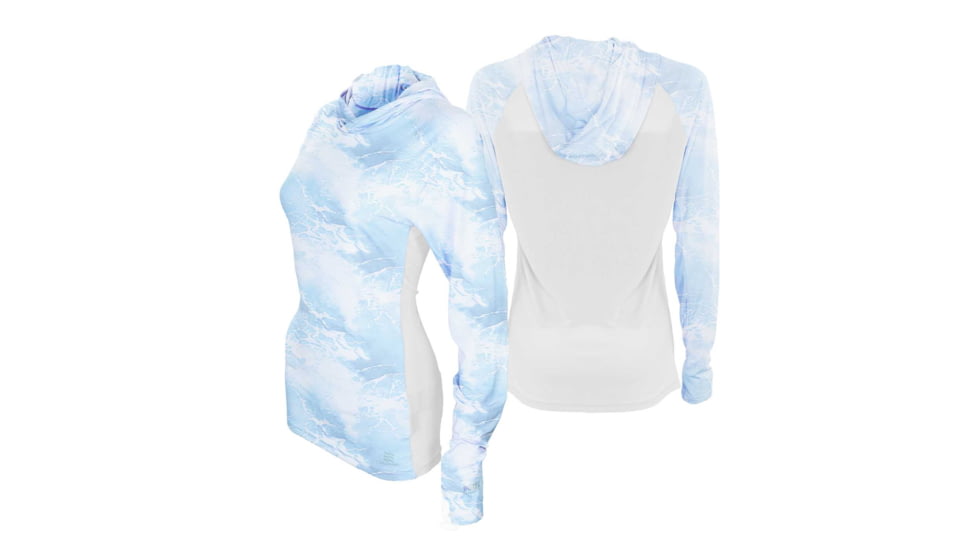 Mobile Cooling Dri Release Cooling Hoodie - Womens, Ocean, Extra Large, MCWT03390521