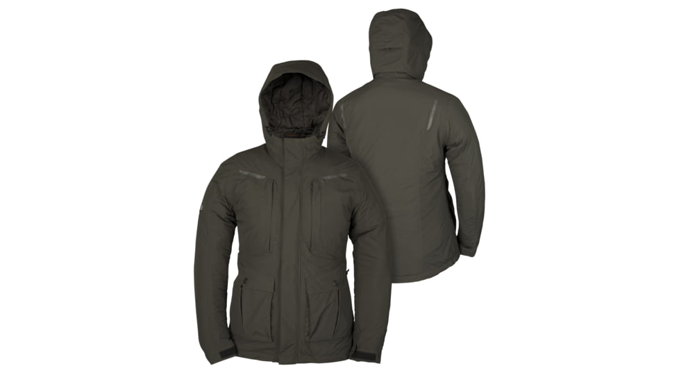 Mobile Warming 12V Heated Pinnacle Waterproof Parka Jacket - Womens, Thyme, Large, MWWJ13270420