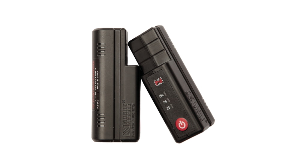 Mobile Warming 3.7V Lithium Ion Standard Sock Battery and Controller, Black, MW370