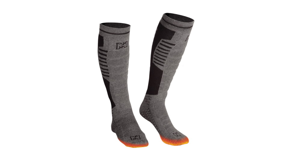 Mobile Warming 3.7V Replacement Heated Socks, Grey/Black, Small, MW19A12-17-14
