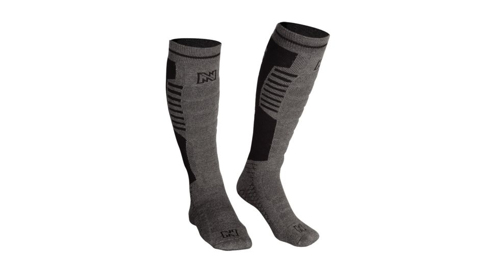 Mobile Warming 3.7V Replacement Heated Socks, Grey/Black, Small, MW19A12-17-14
