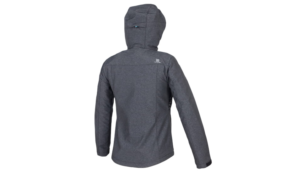 Mobile Warming 7.4V Heated Adventure Waterproof Jacket - Womens, Heather Gray, Extra Small, MWWJ10220120