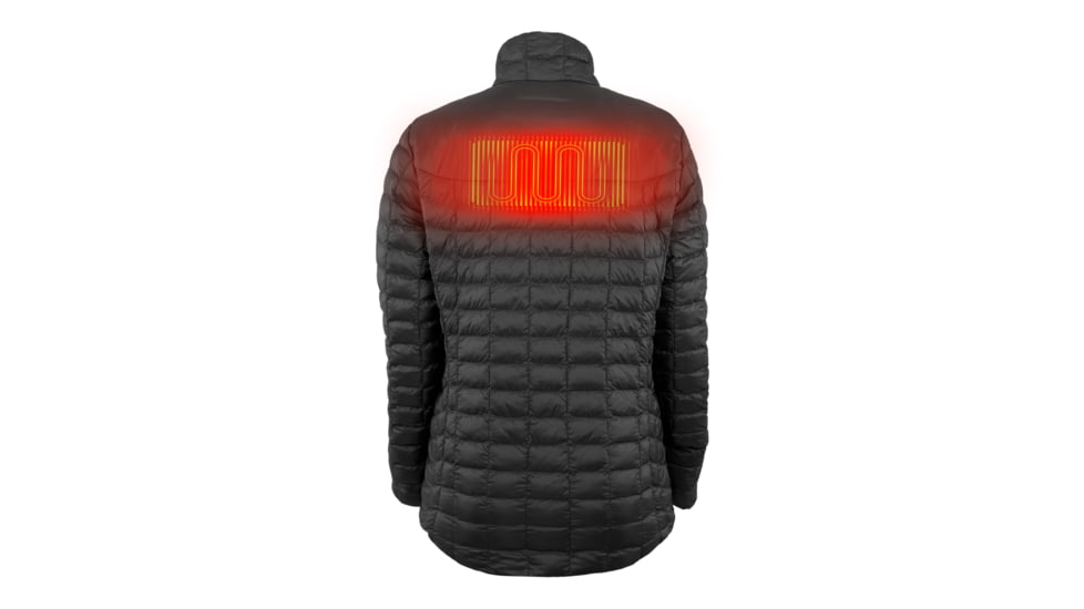 Mobile Warming 7.4V Heated Back Country Jacket - Womens, Black, Extra Small, MWWJ04010120