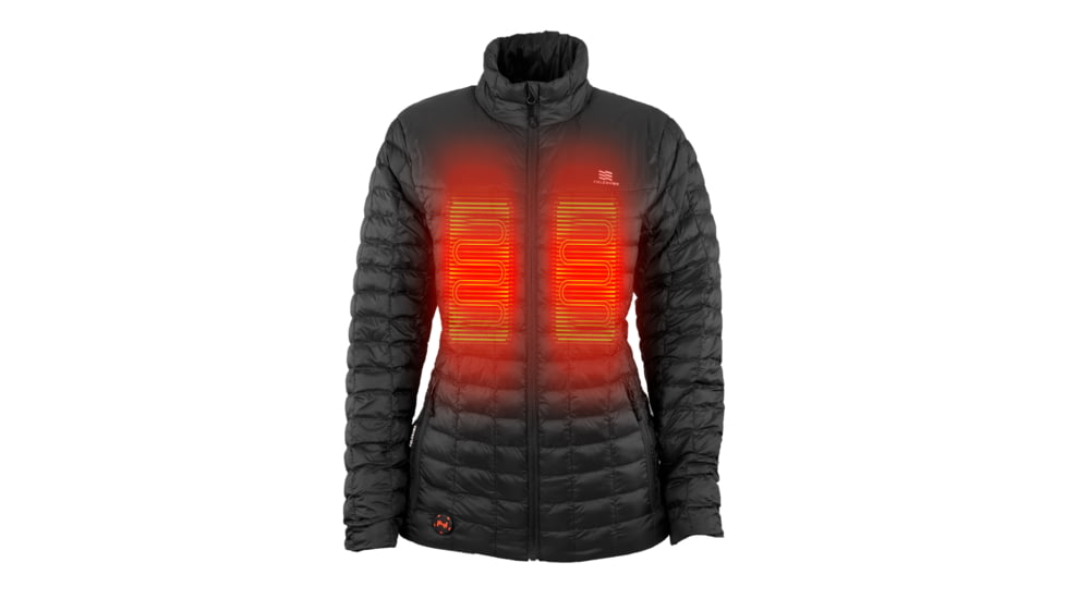 Mobile Warming 7.4V Heated Back Country Jacket - Womens, Black, Extra Small, MWWJ04010120