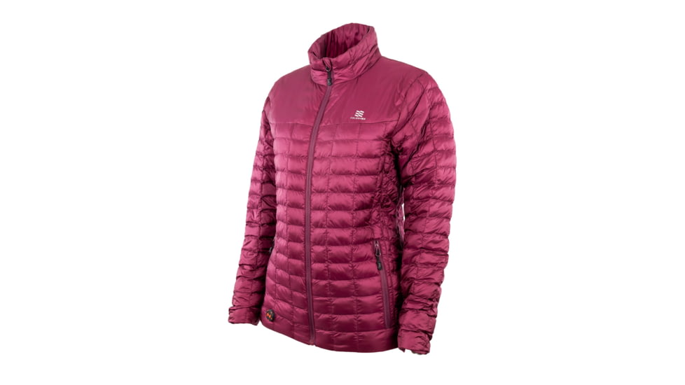 Mobile Warming 7.4V Heated Back Country Jacket - Womens, Burgundy, Medium, MWWJ04310320