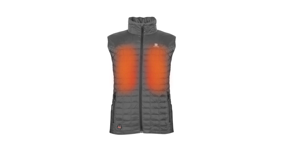 Mobile Warming 7.4V Heated Back Country Vest - Mens, Slate, Large, MWMV04320420