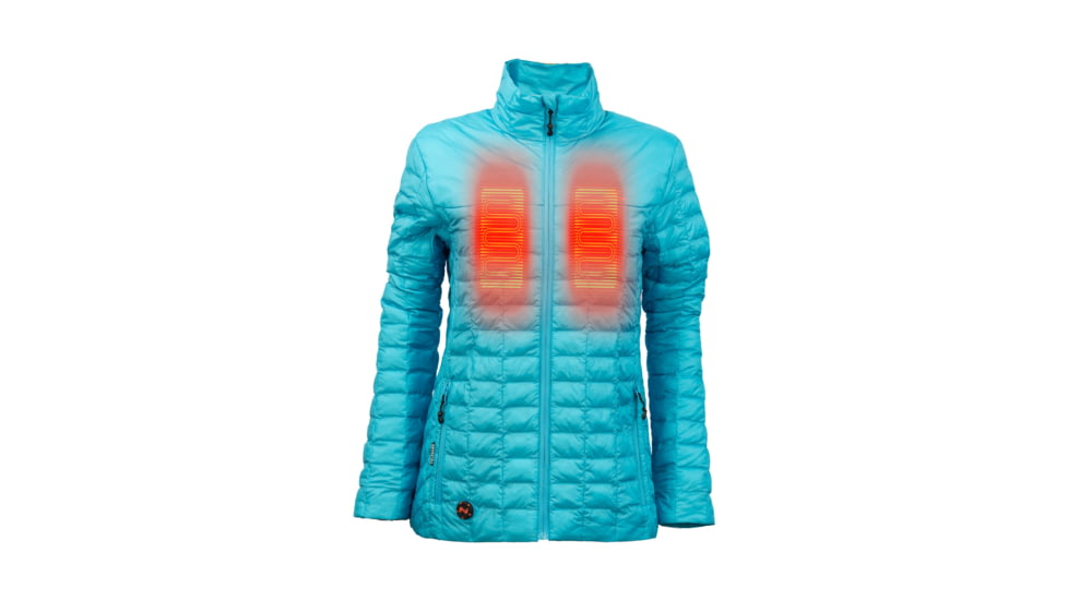 Mobile Warming 7.4V Heated Backcountry Jacket - Womens, Scuba Blue, Medium, MWWJ04050321