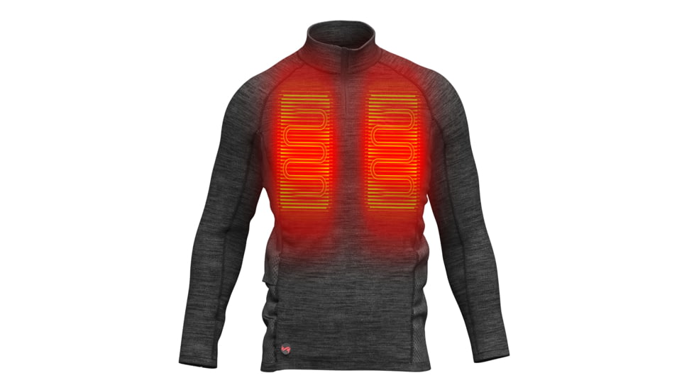 Mobile Warming 7.4V Heated Primer Plus Baselayer Shirt - Mens, Gray, 2XL, MWMT12010620