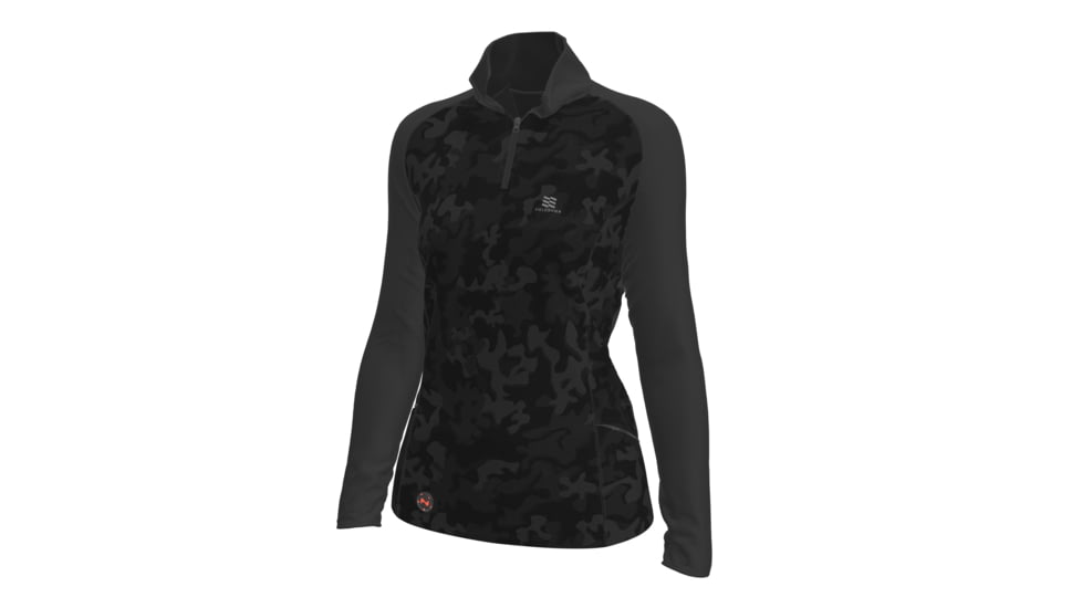 Mobile Warming 7.4V Heated Proton Baselayer Shirt - Womens, Black Camo, Medium, MWWT15010321