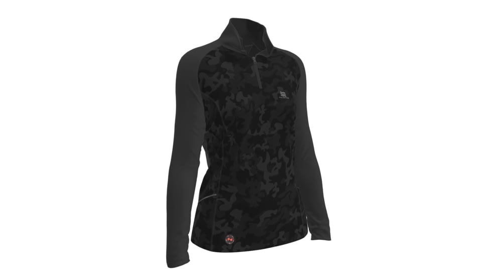 Mobile Warming 7.4V Heated Proton Baselayer Shirt - Womens, Black Camo, Medium, MWWT15010321