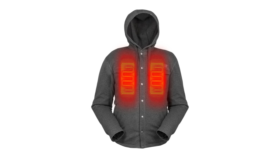 Mobile Warming 7.4V Heated Shift Hoodie - Mens, Gray, Extra Large, MWMJ19220520