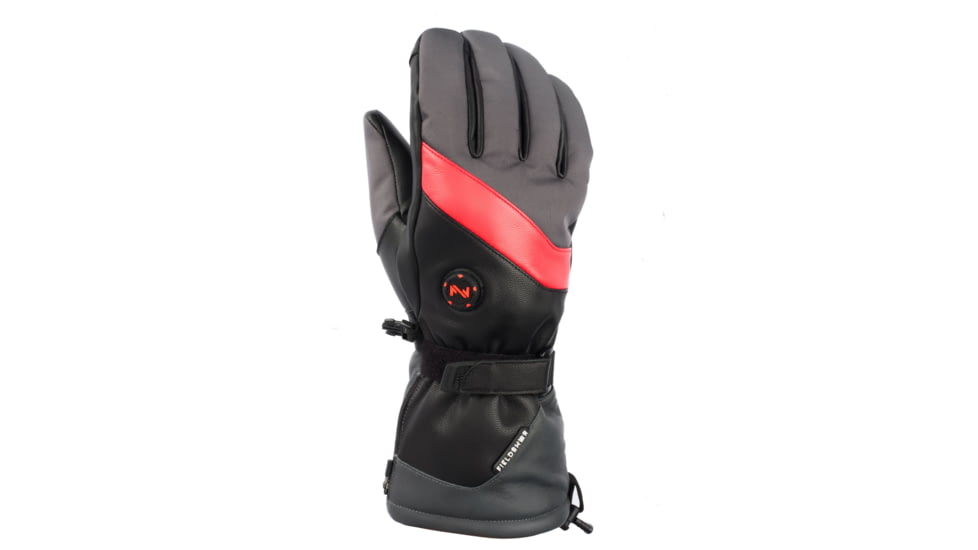 Mobile Warming 7.4V Heated Slopestyle Glove, Black/Gray, Large, MWUG02240420