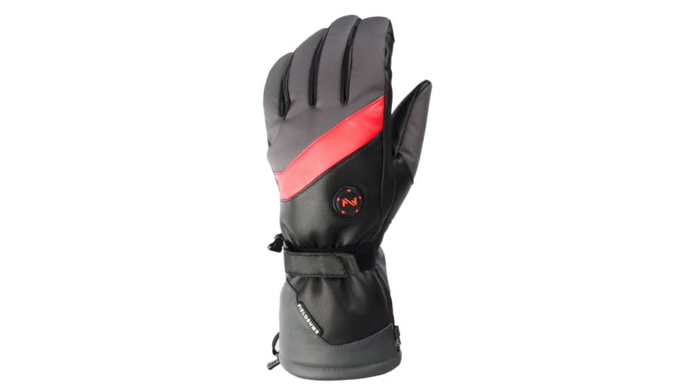 Mobile Warming 7.4V Heated Slopestyle Glove, Black/Gray, Large, MWUG02240420