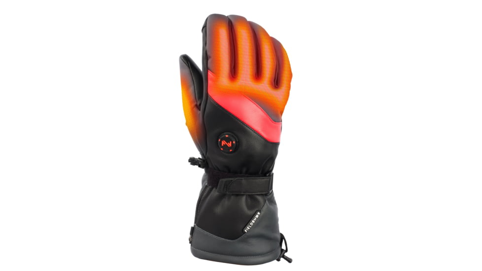 Mobile Warming 7.4V Heated Slopestyle Glove, Black/Gray, Large, MWUG02240420
