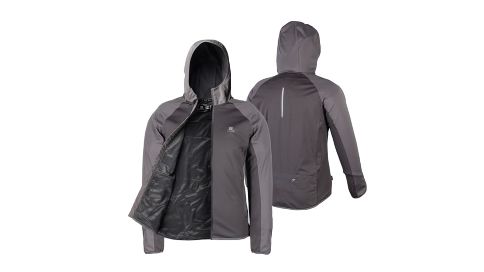 Mobile Warming 7.4V Heated Traveller Jacket - Mens, Dark Grey, Extra Large, MWMJ12220520