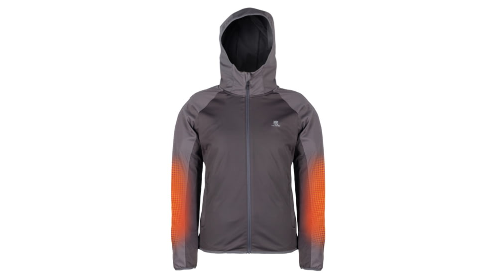 Mobile Warming 7.4V Heated Traveller Jacket - Mens, Dark Grey, Extra Large, MWMJ12220520