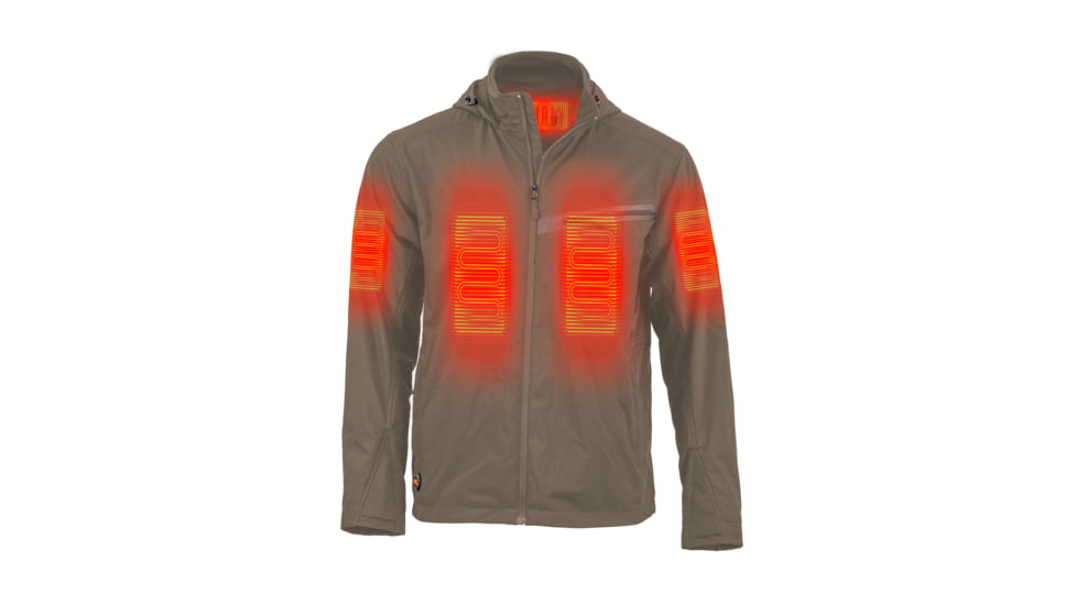 Mobile Warming 7.4V Heated Tundra Performance Jacket - Mens, Morel, Large, MWMJ31340421