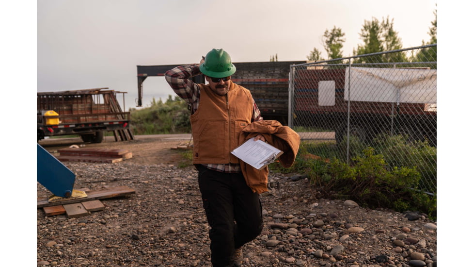 Mobile Warming Foreman Vest - Mens, Tan, Extra Large, MWJ19M17-16-05