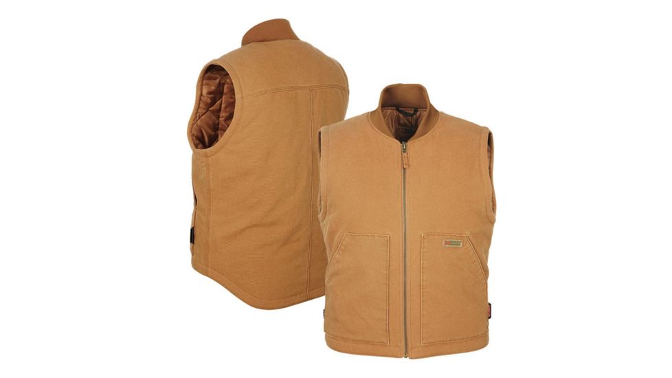 Mobile Warming Foreman Vest - Mens, Tan, Extra Large, MWJ19M17-16-05